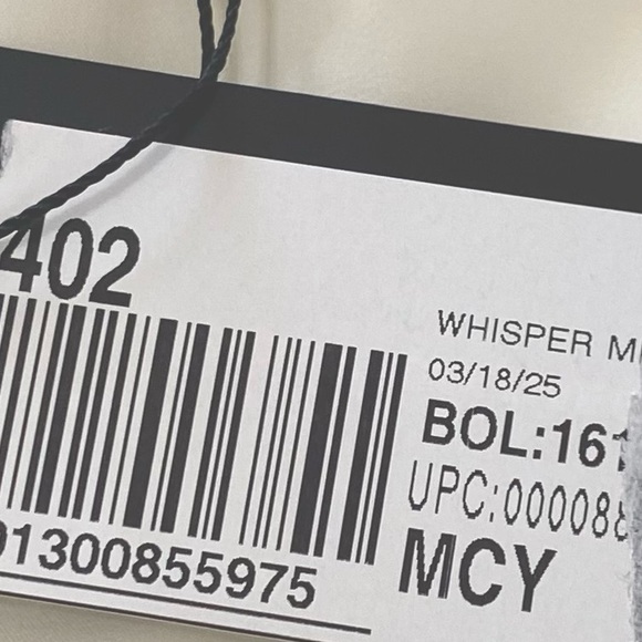 FRENCH CONNECTION Dress NWT REVOLVE Whisper Cami Mini Summer White Size 10 - Picture 9 of 11